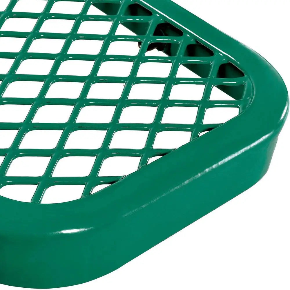 Industrial Heavy Duty Expanded Metal Mesh Bench With Backrest