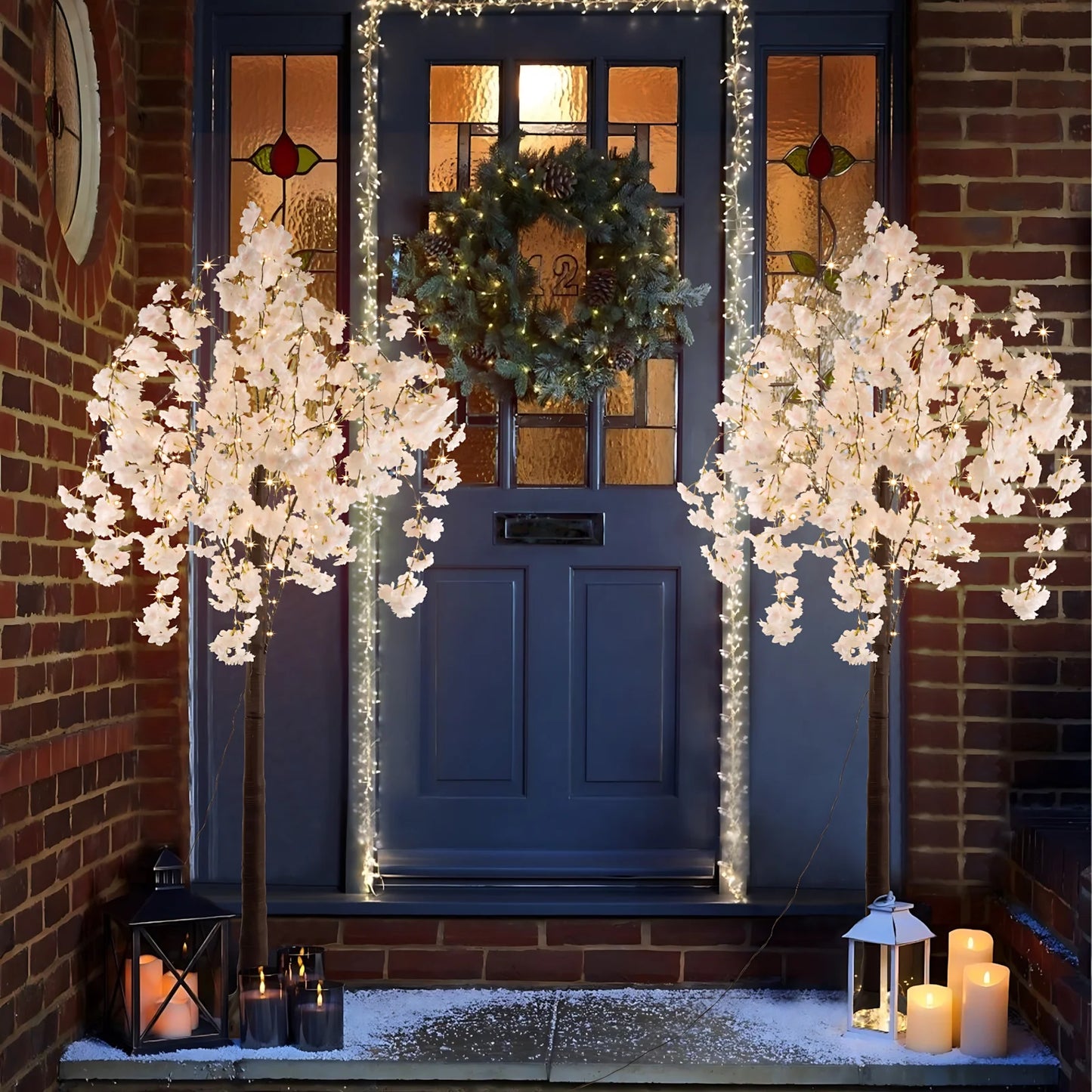 Cherry Blossom Tree Light LED Floor Lamp For Interiors