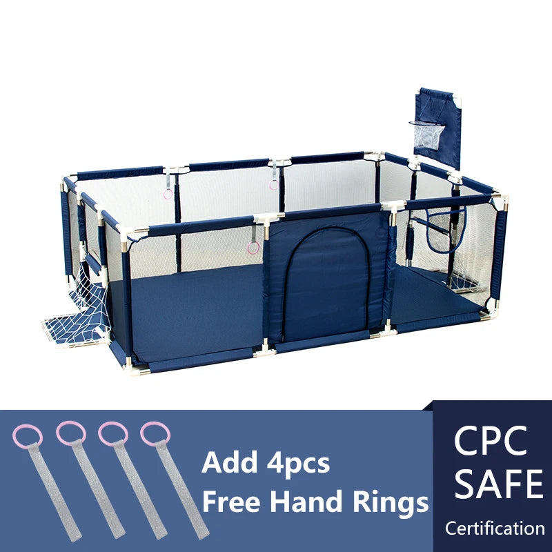 IMBABY Child Playpen and Basketball Fence Safety Barrier