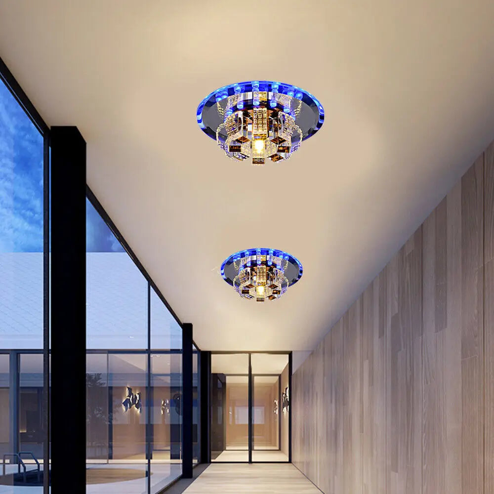 Modern K9 Crystal Led Ceiling Lamp Chandelier Pendant Light