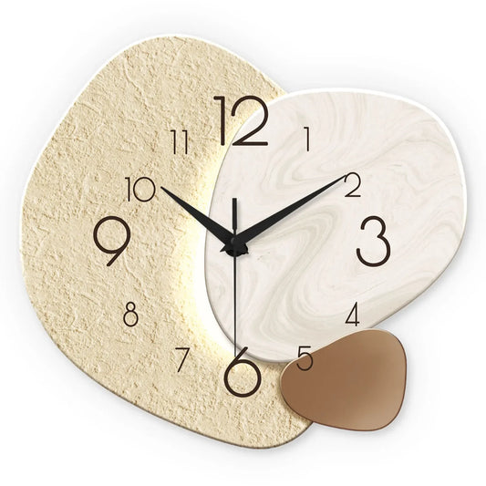 Combination Silent Quartz Wall Clock Living Room Decor