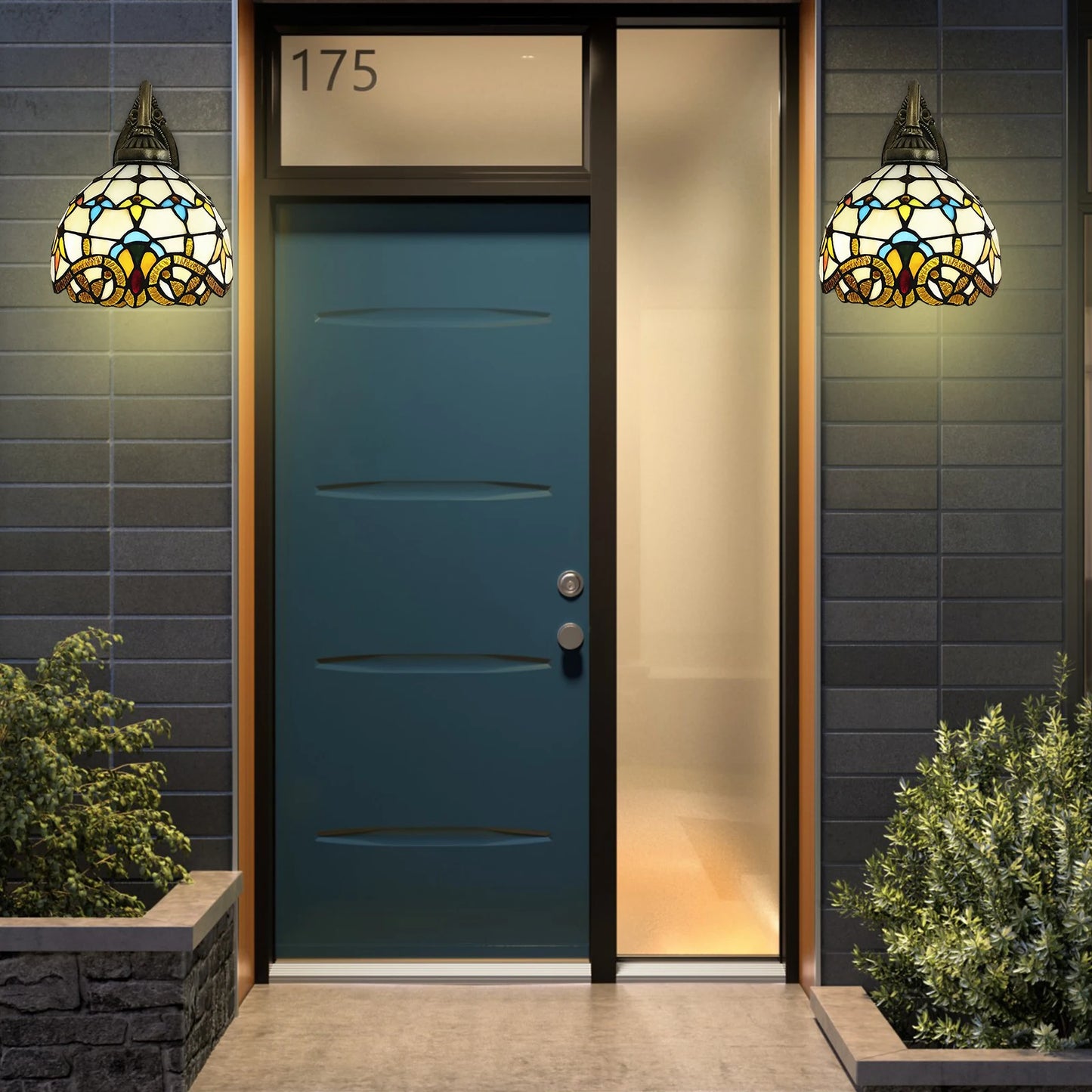 Indoor Vintage Dome Wall Lamp for Living Room Staircase