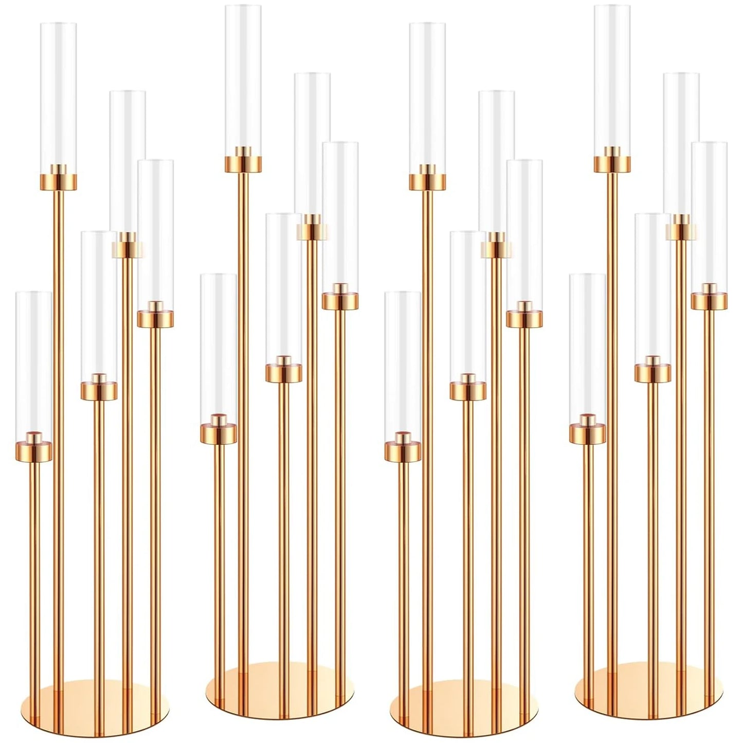 Four Piece Floor Candelabra Centerpieces For Wedding Tables