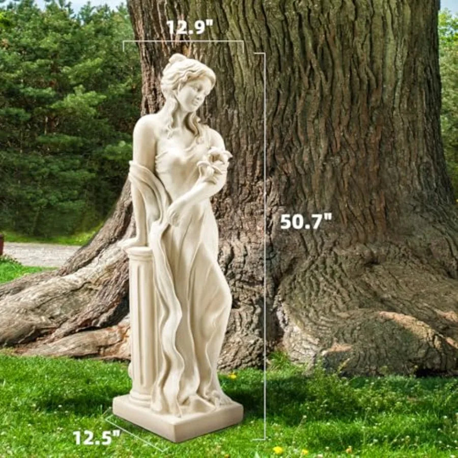 SHXI Outdoor Nymph Goddess Spring Garden Statue
