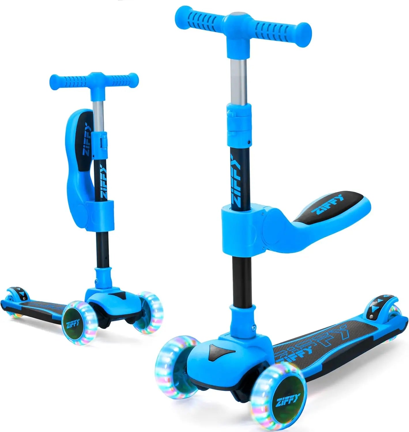Joyfy Two In 1 ToddlersandKids Scooter Three Wheel LED