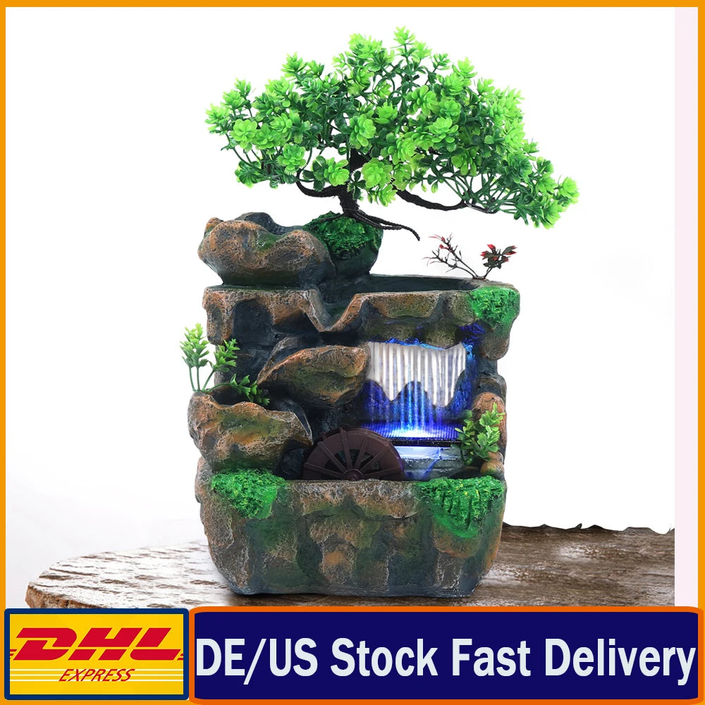 Hign-concerned Indoor Room Fountain Waterfall With LED