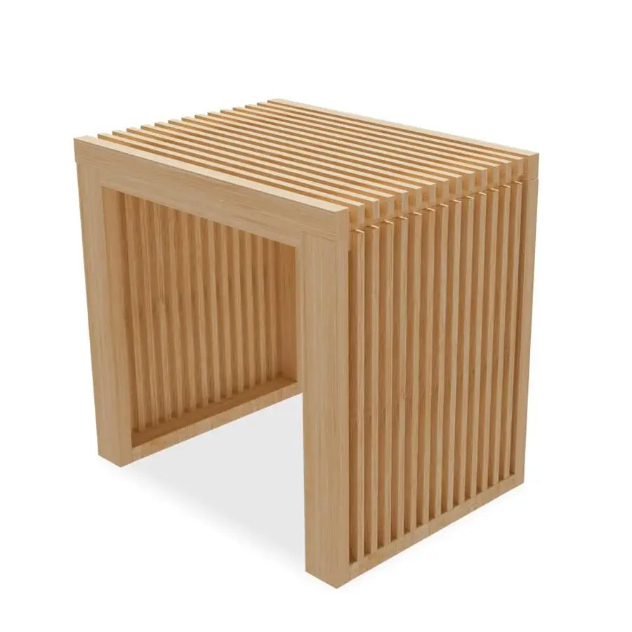 Modern Wood Dining Bench With Shoe Rack For Entryway