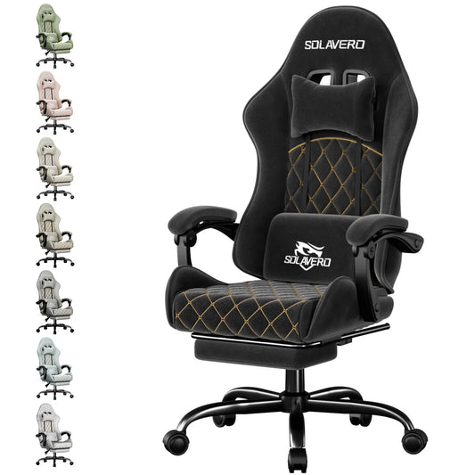 Massage Gaming Chair Ergonomic Office Chair With Headrest