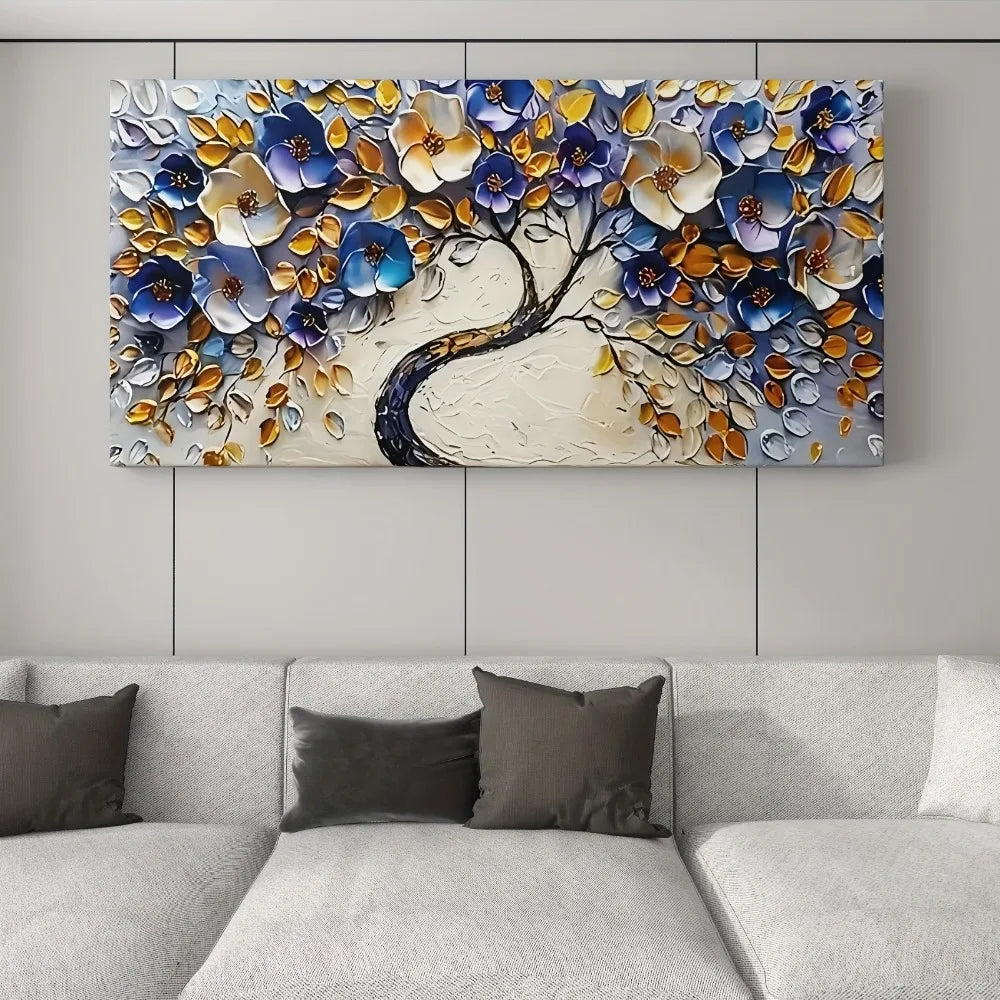 Abstract Floral Tree Canvas Art Boho Wall Decor Gallery