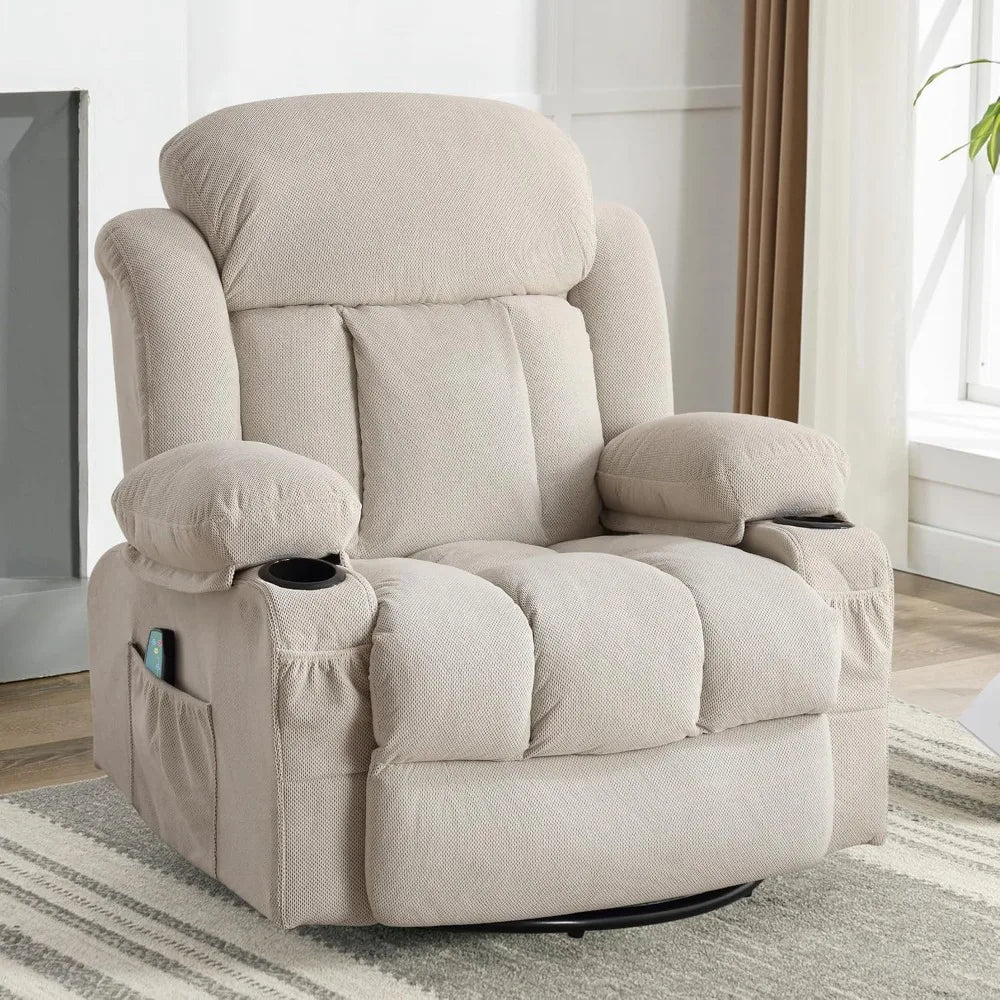 XIAOLANG 360 Swivel Recliner Massage Chair With USB Ports