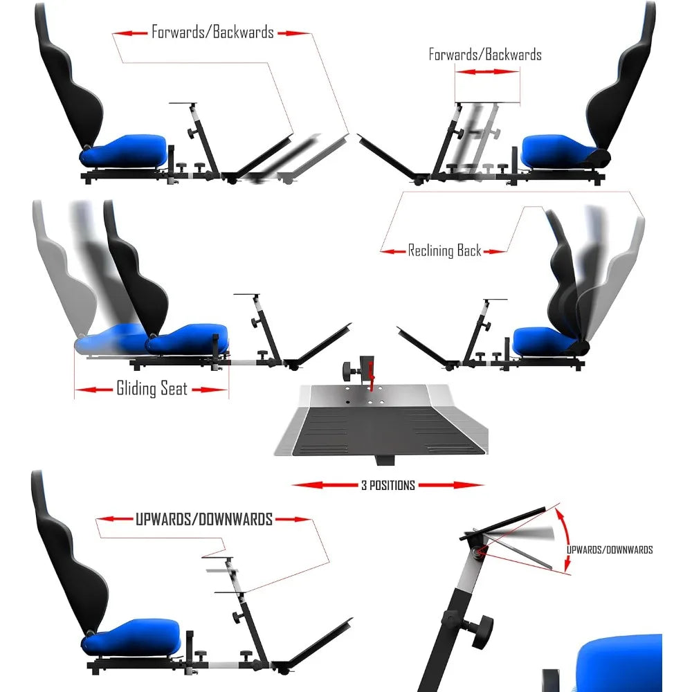 RBXC Racing Seat Simulator Gaming Chair With Shifter Mount