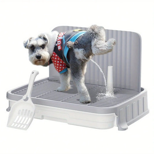 Dog Litter Indoor Dog Potty Tray With Wall Protection