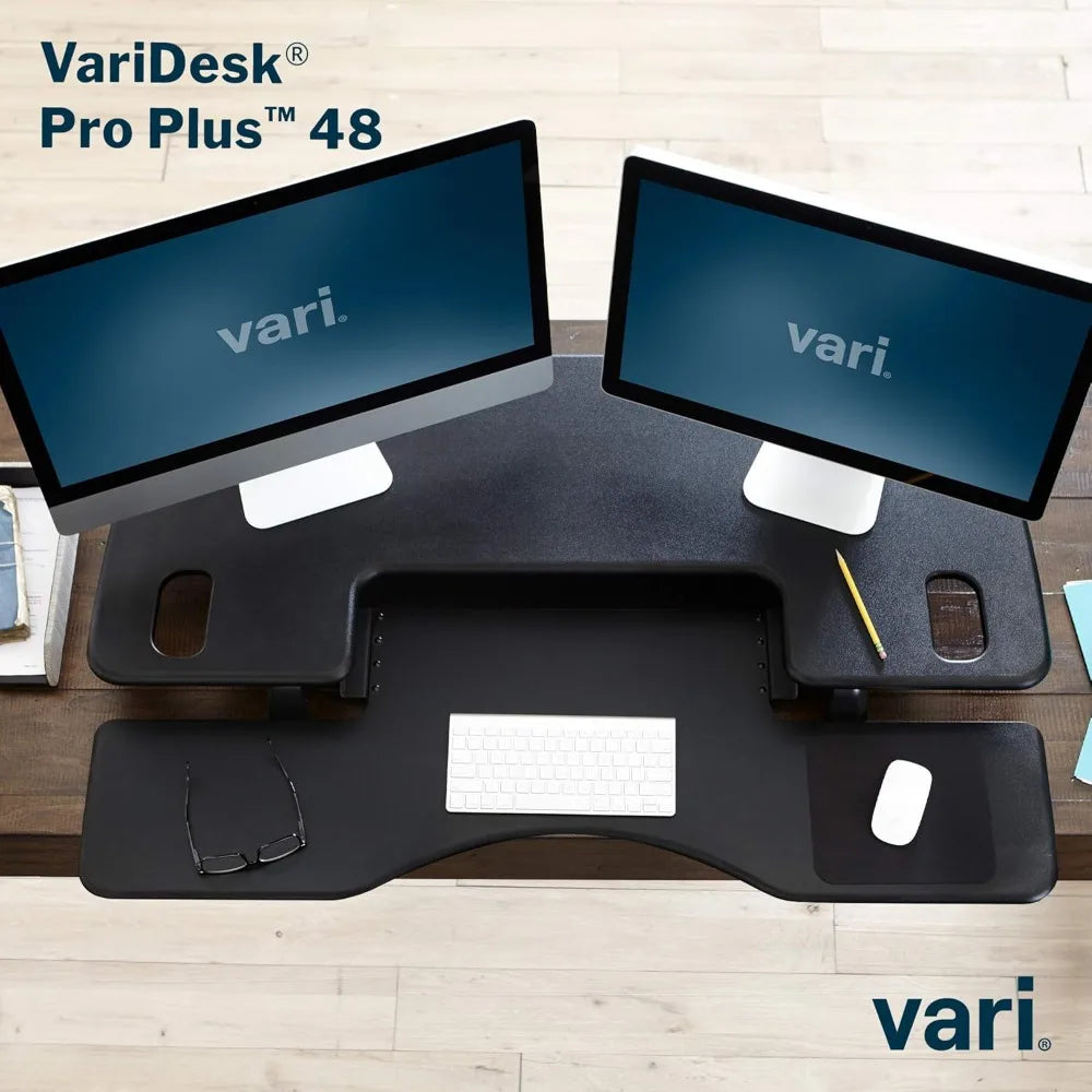 Vari VariDesk Pro Plus 48 Adjustable Sit Stand Desk Converter for Home Office