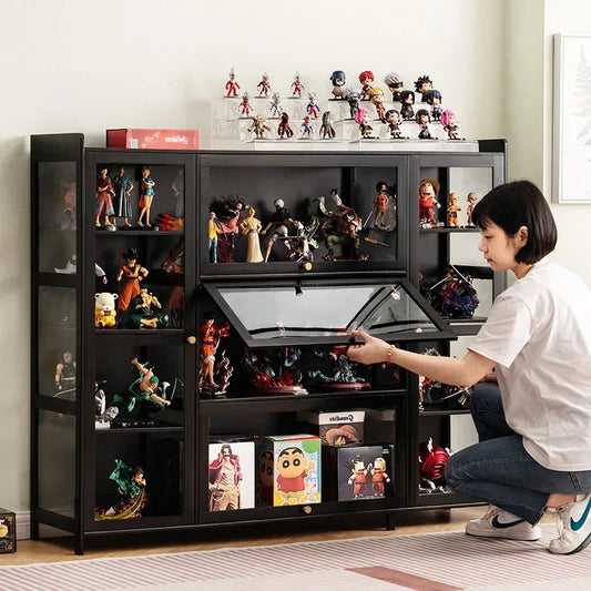 Bamboo Display Frame For Collectible Figures And Toys