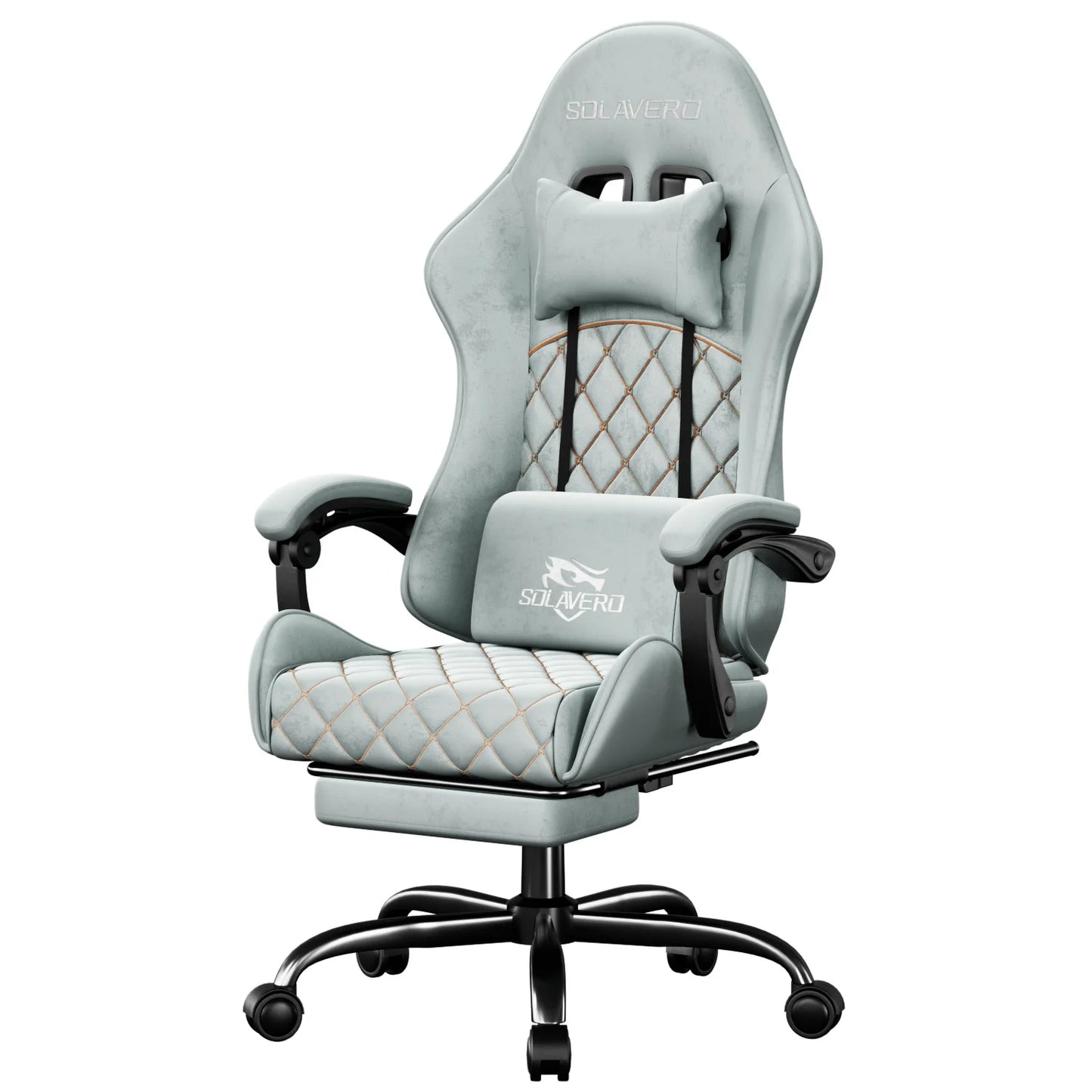 Massage Gaming Chair Ergonomic Office Chair With Headrest