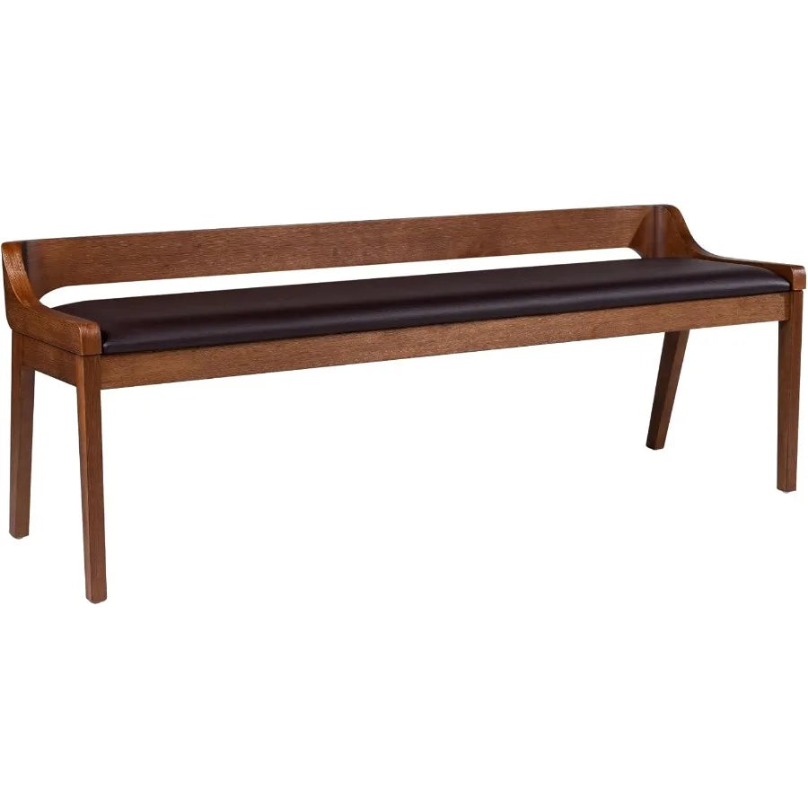 Rasmus Dining Bench Wire Brush Finish Assembly Required