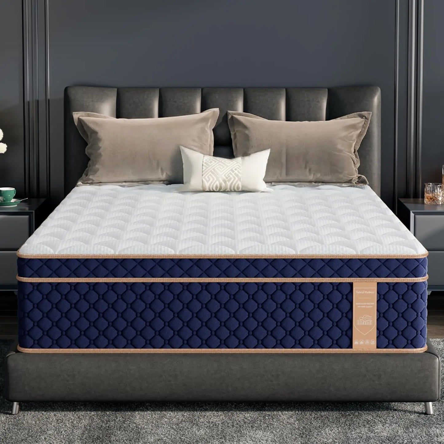 Hybrid Mattress in Box Gel Memory Foam Medium Firm
