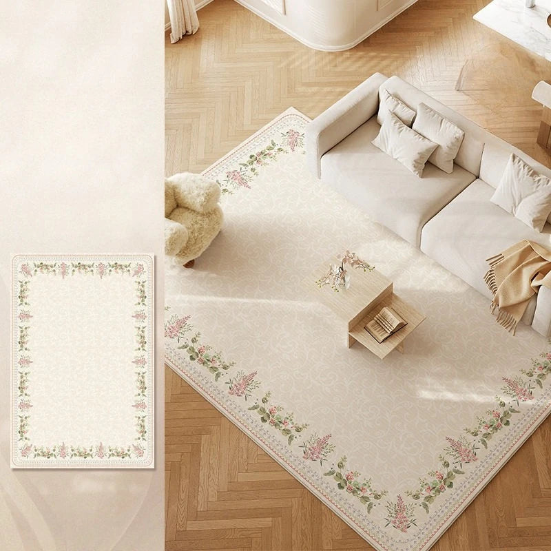 NONE French Style Wilton Plush Rug For Living Room