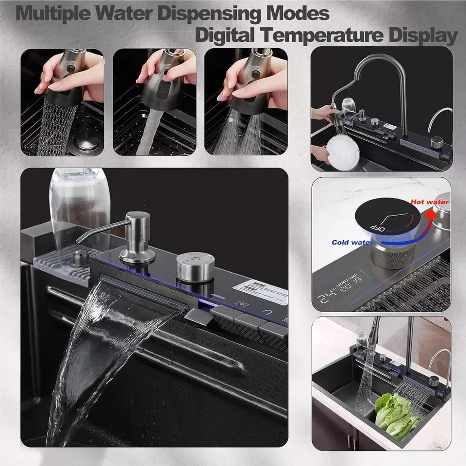 Suguword Stainless Steel Kitchen Sink With Basin Drainage