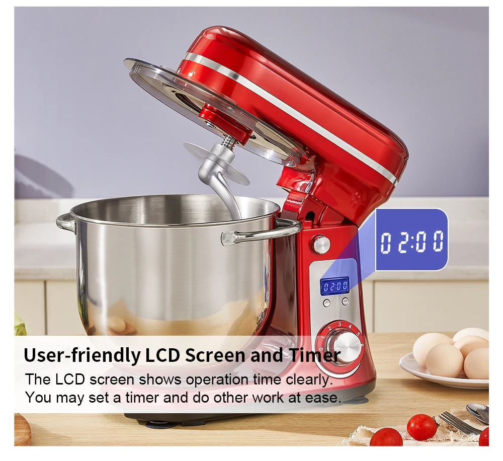 Biolomix Stand Mixer With Dough Hook, Whisk And Beater