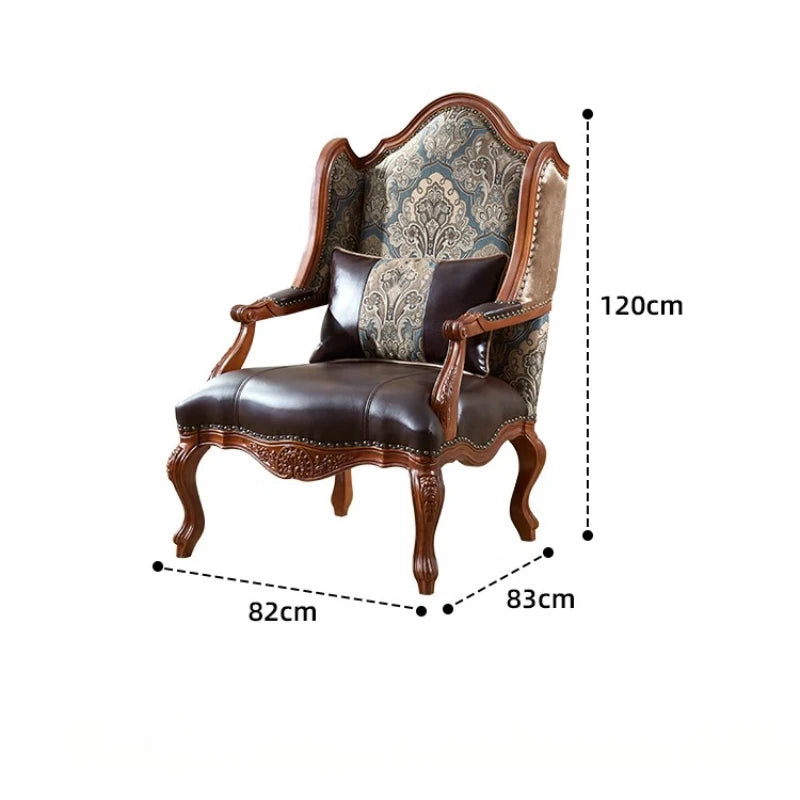 Dutrieux Single Fancy Living Room Chair With Back Support