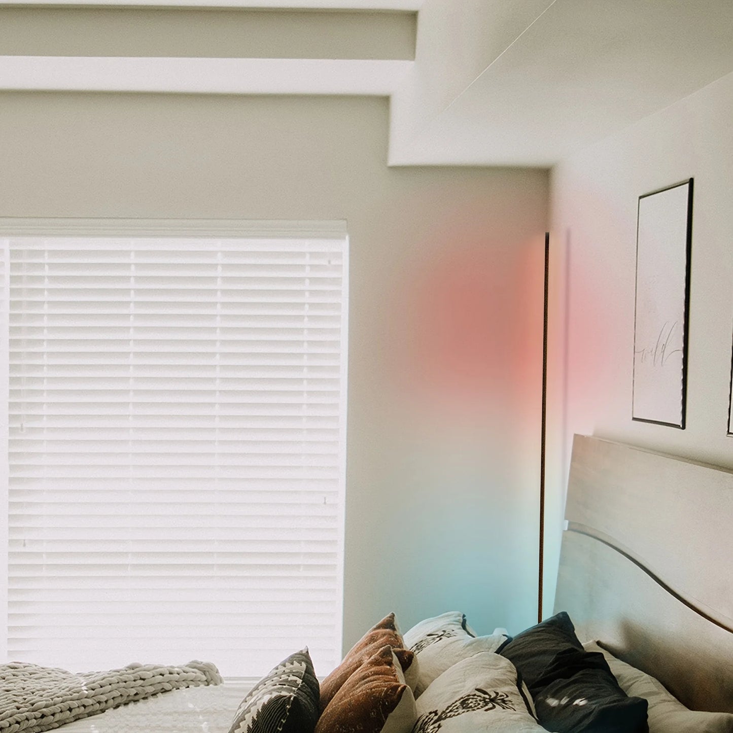 Rgb Corner Floor Lamp Led For Living Room Showroom