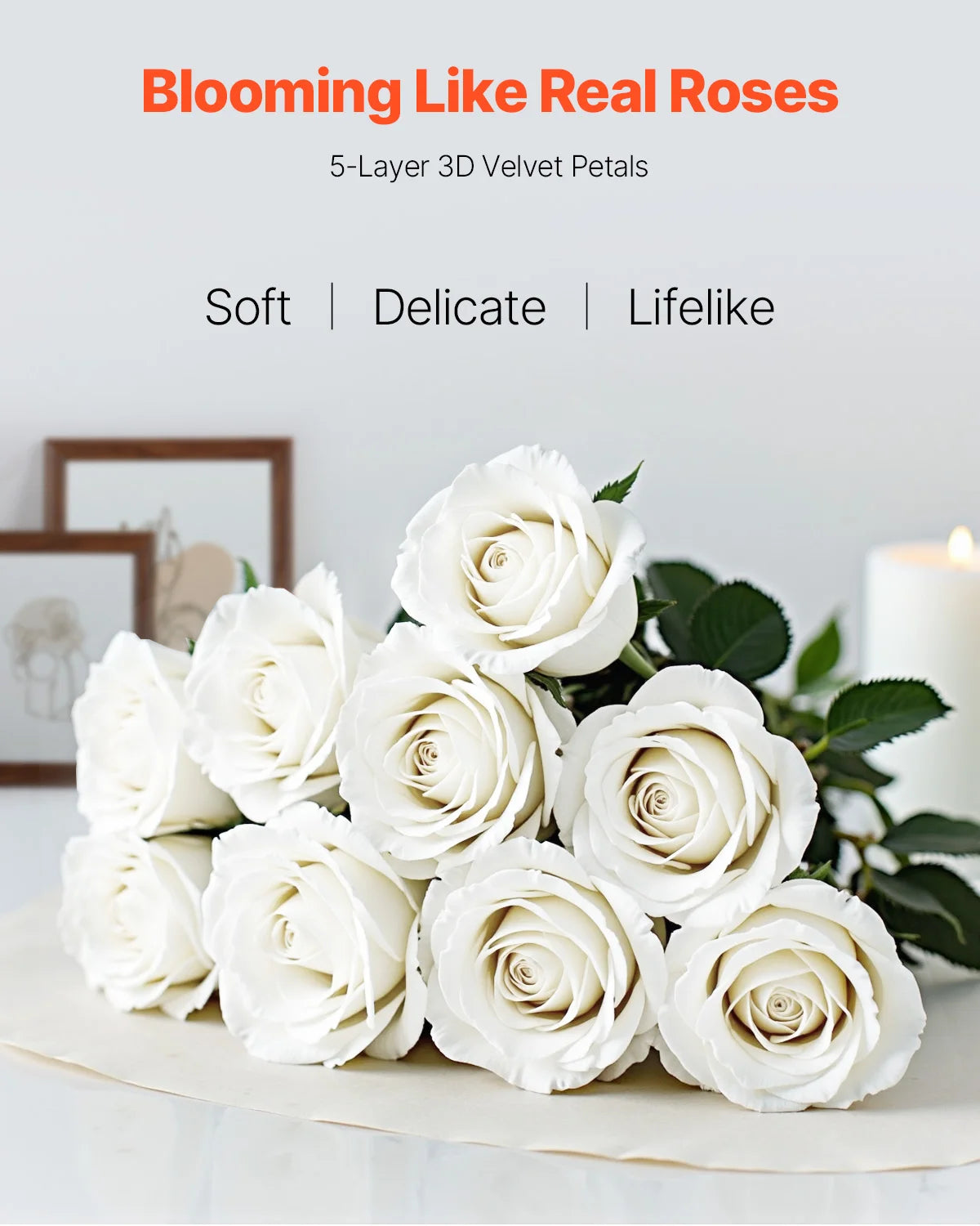 Artificial Flowers Set 60 120 500 For WeddingDecor DIY
