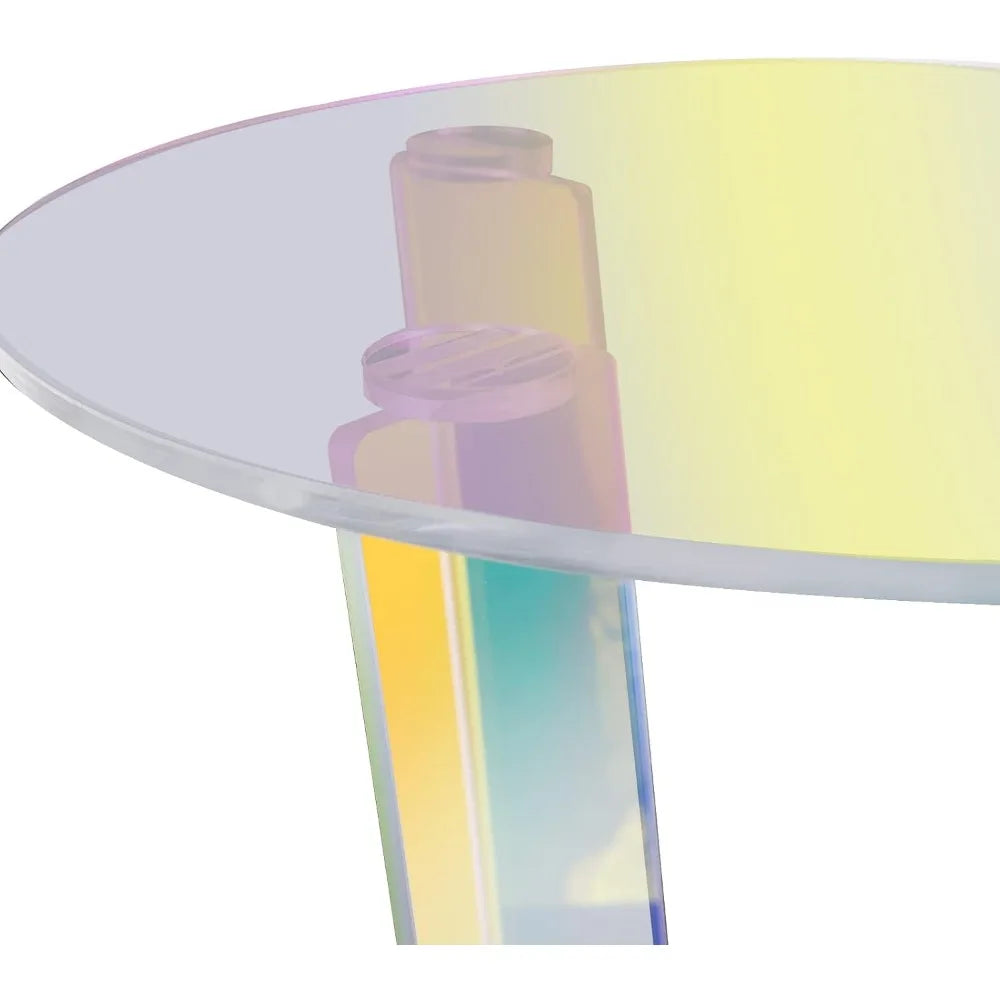 Modern Acrylic End Table For Living Room And Lounge