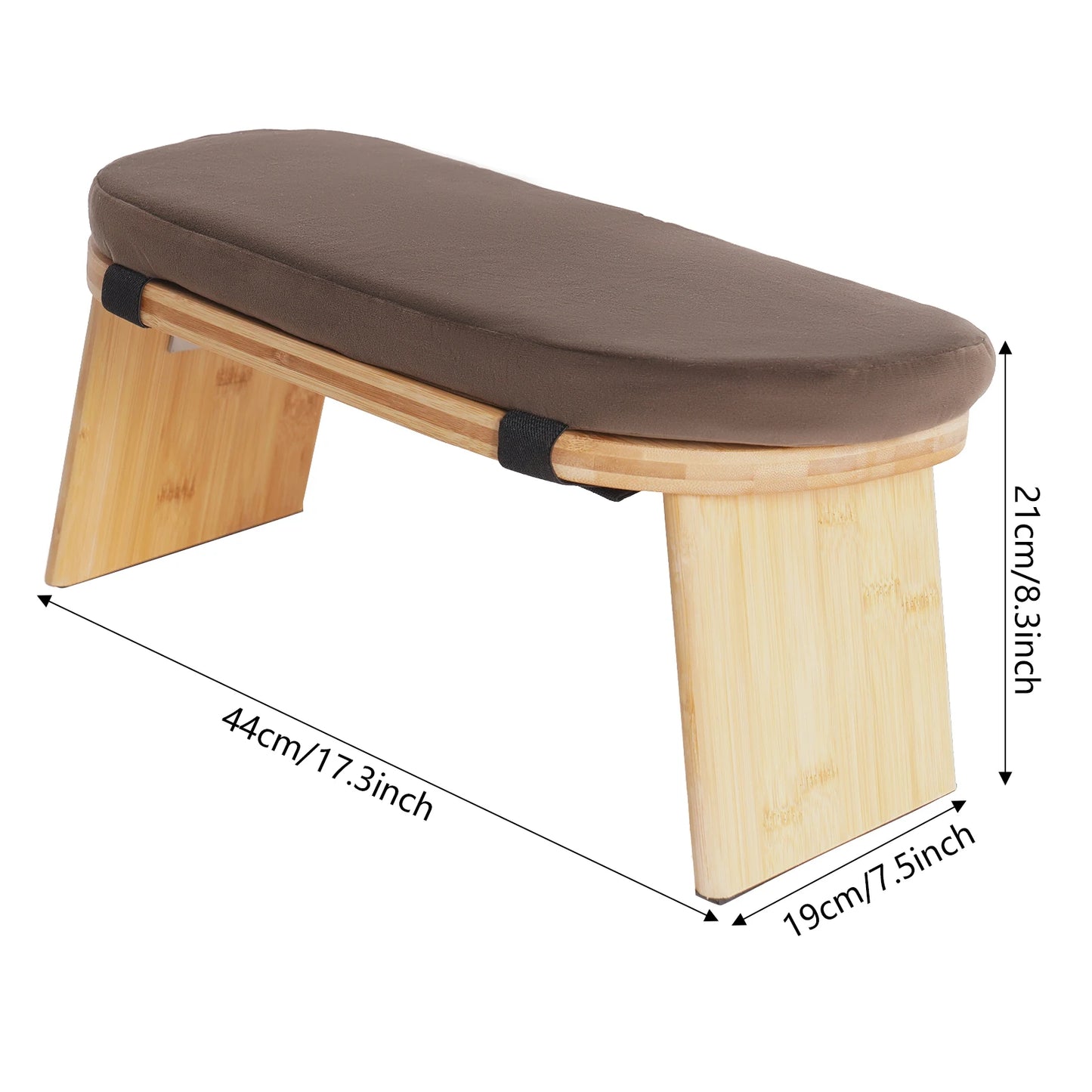 Bymaocar Foldable Kneeling Meditation Bench