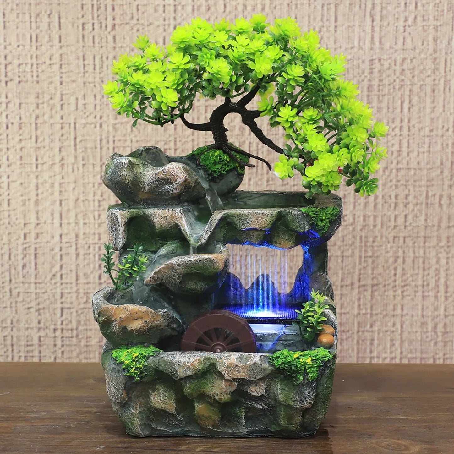 Hign-concerned Indoor Room Fountain Waterfall With LED