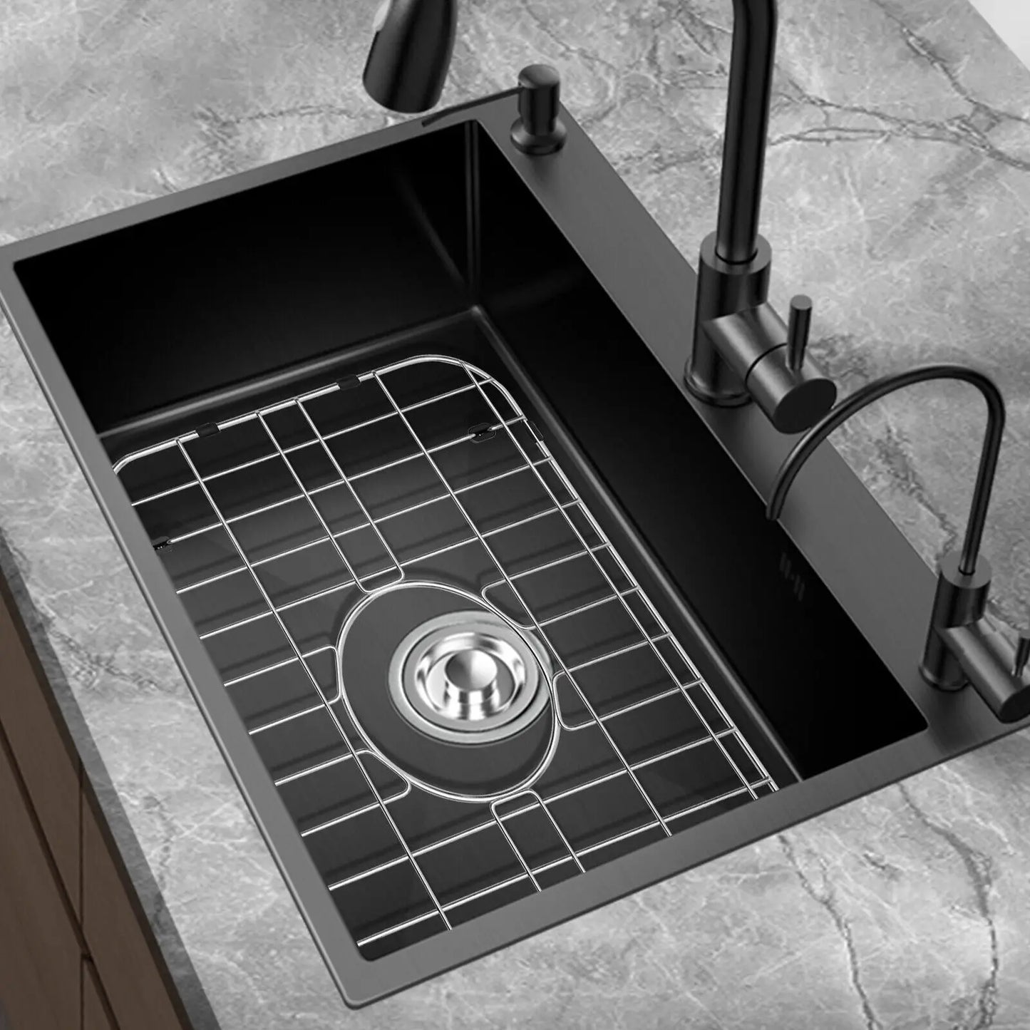 Bymaocar 304 Stainless Steel Sink Grid Protector For Kitchen
