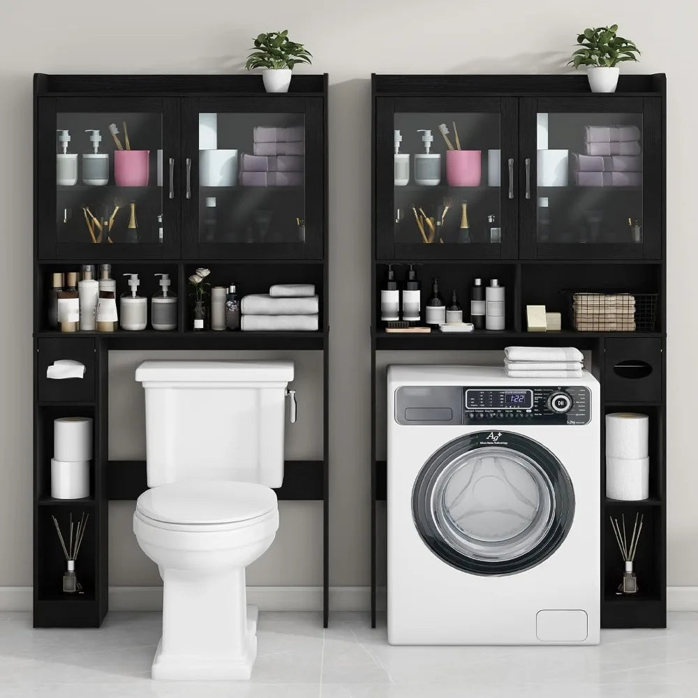 Farmhouse Style Over Toilet Storage Cabinet