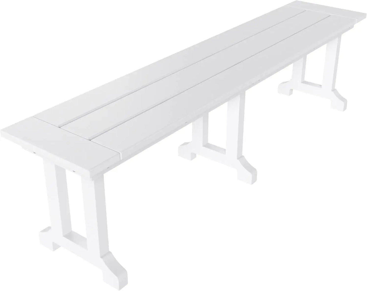 Hign-concerned All Weather Poly Lumber Garden Bench Trestle