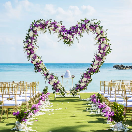 Guangdong Arch Backdrop Wedding Stand Heart Metal Frame