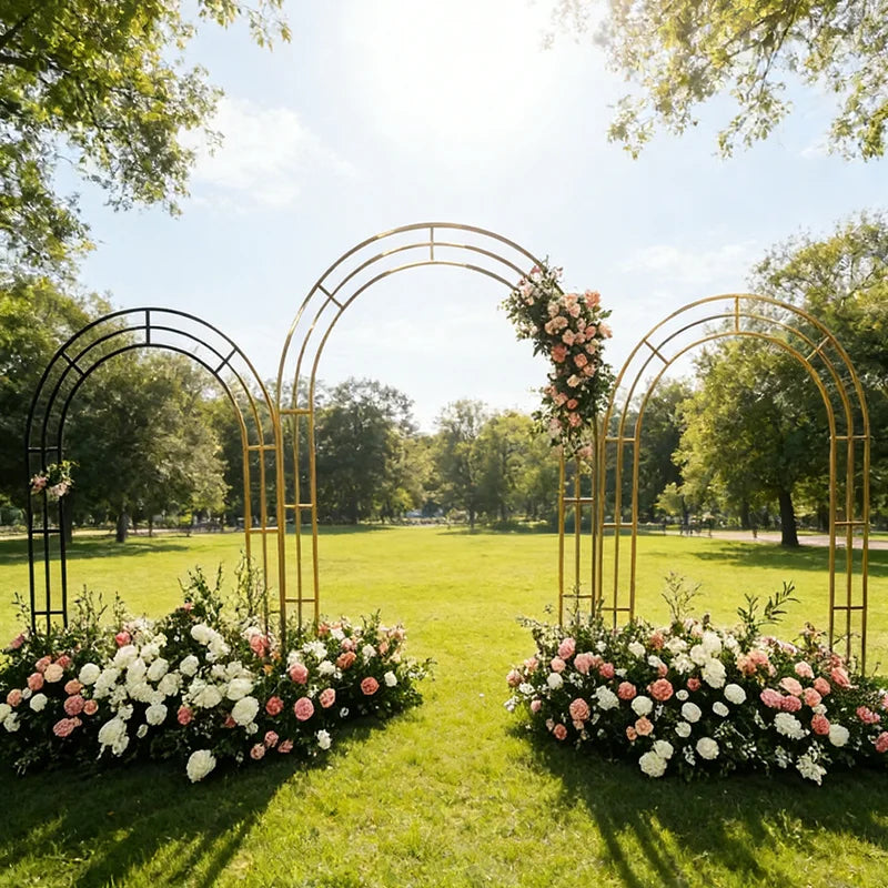 Stainless Steel Wedding Arch Stand Balloon Backdrop