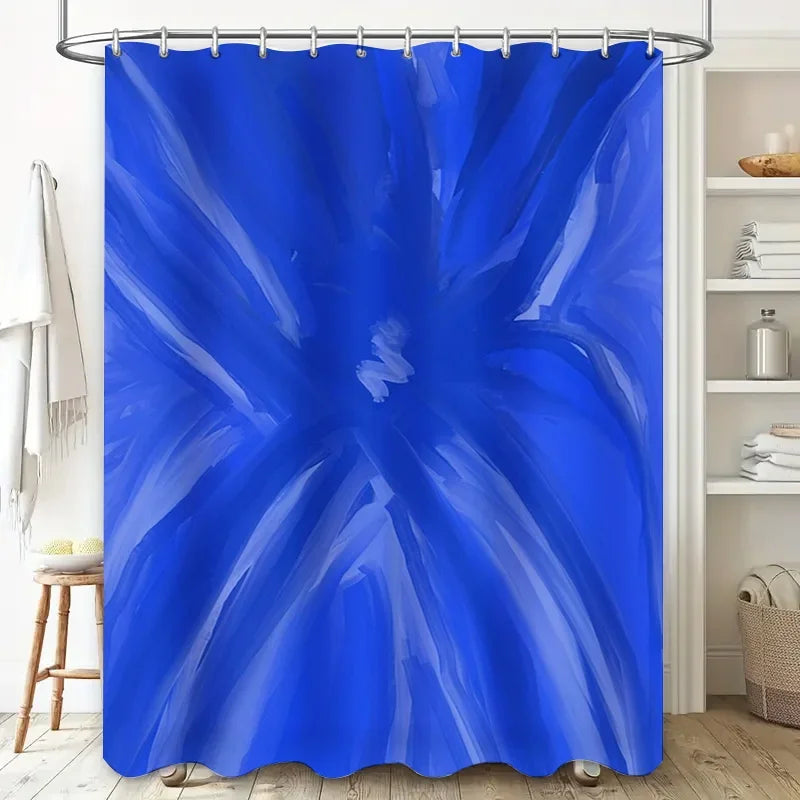 Nonwoven Polyester Shower Curtain Quick Dry Easy Care