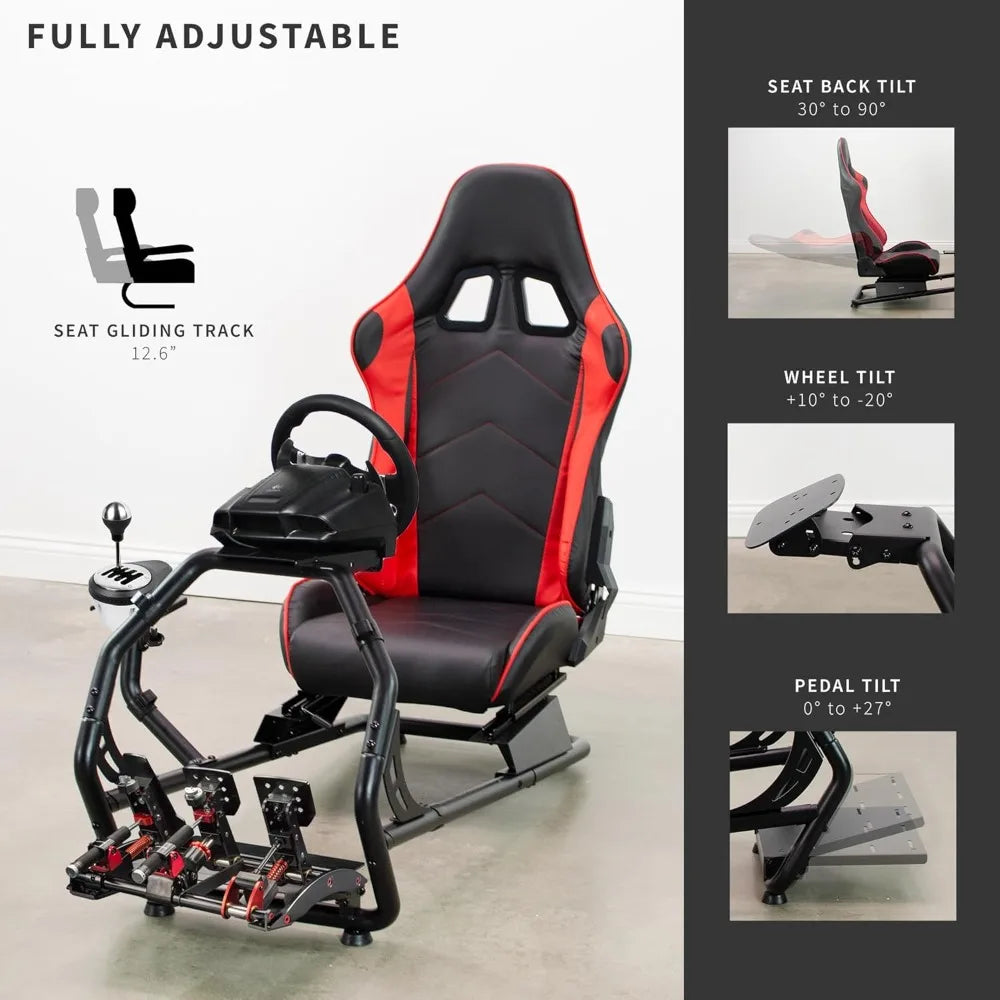 RBXC Racing Simulator Cockpit Wheel Stand Seat Frame