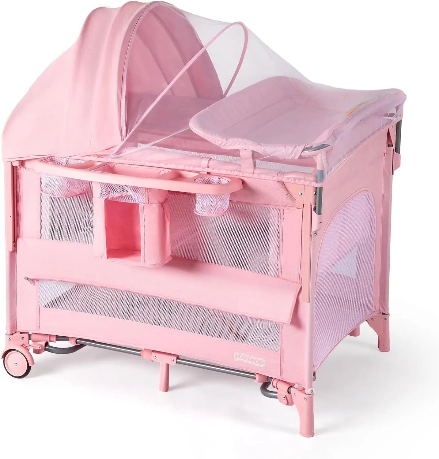 9 In 1 Bedside Bassinet With Changing Table Center