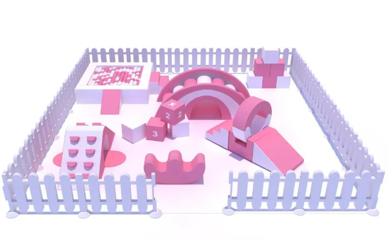 Indoor Soft Play Equipment Playground Set For Kids