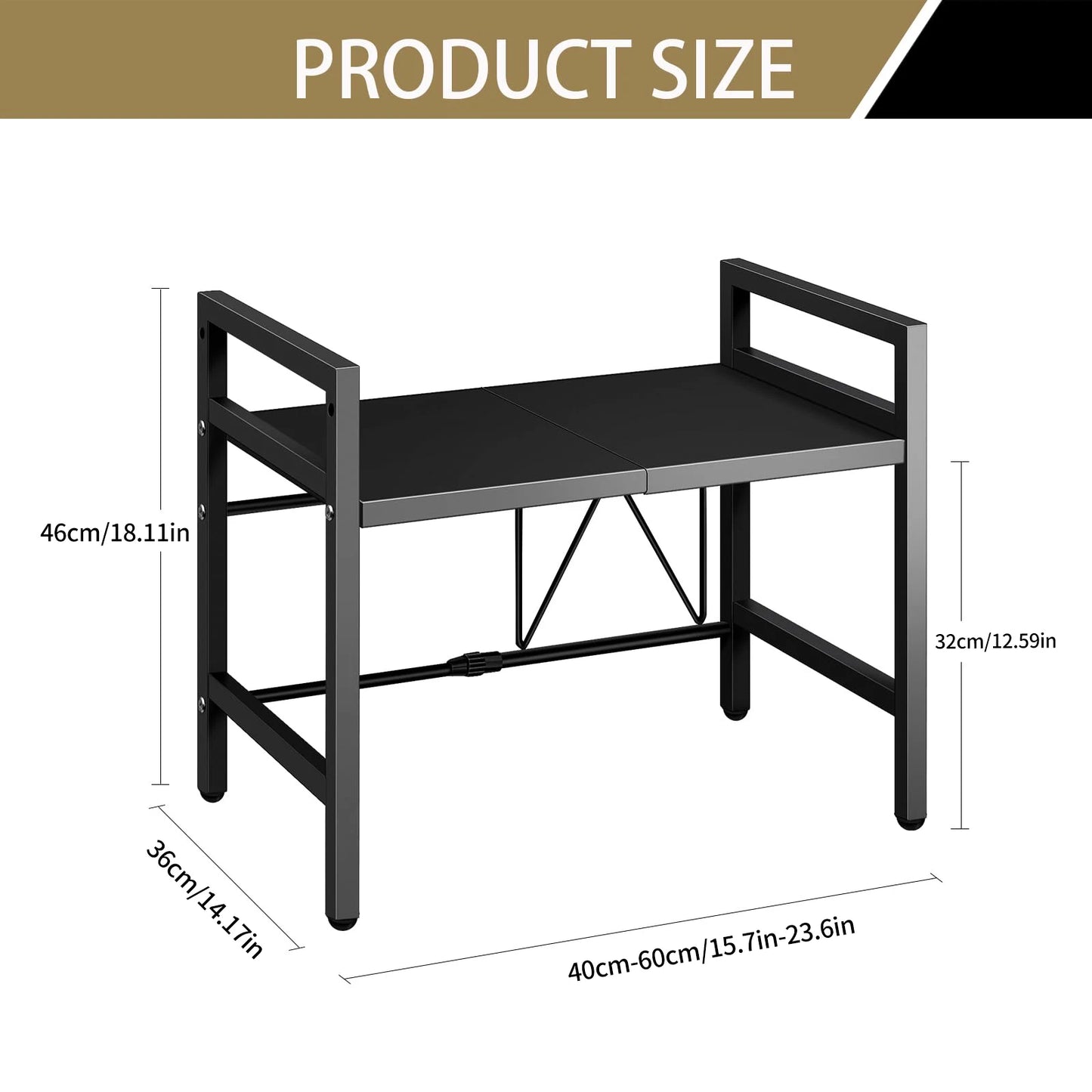 Microwave Shelf Organizer by NoEnName
