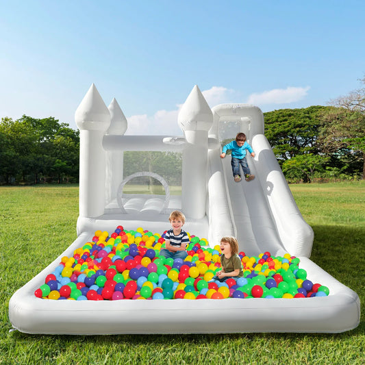 Inflatable Kids Castle With Ball Pit And Water Slide