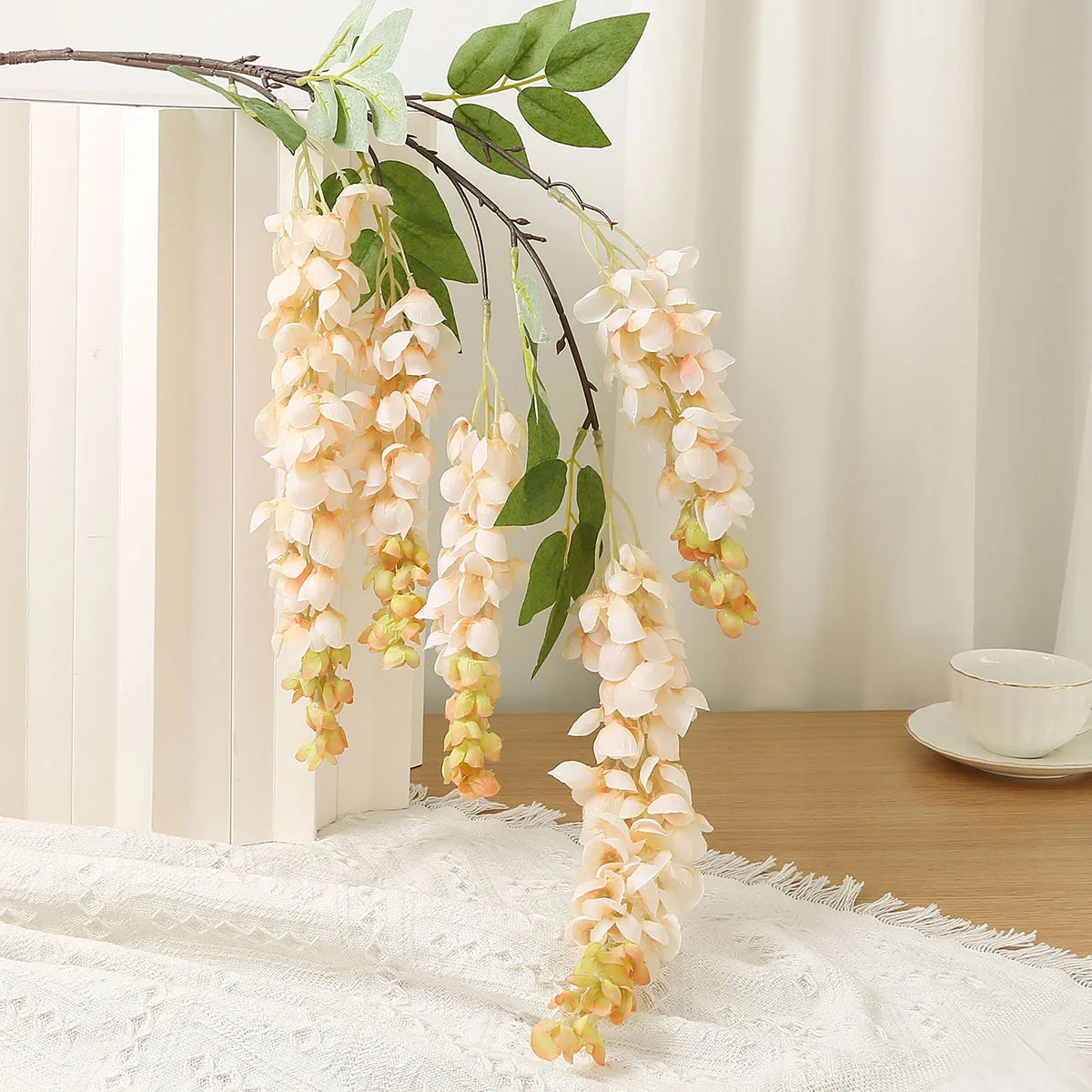 CHENAO CN Giant Wisteria Artificial Flowers Hanging Garland