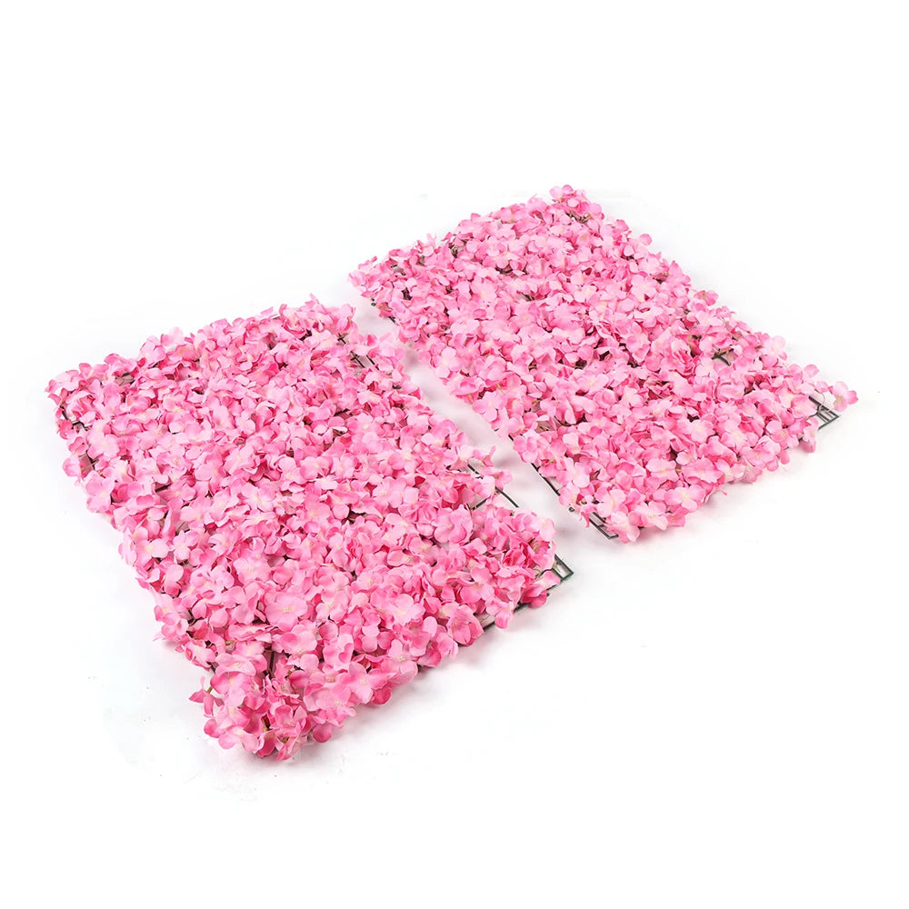 Silk Rose Flower Wall Panels Ten Pack Party Decoration