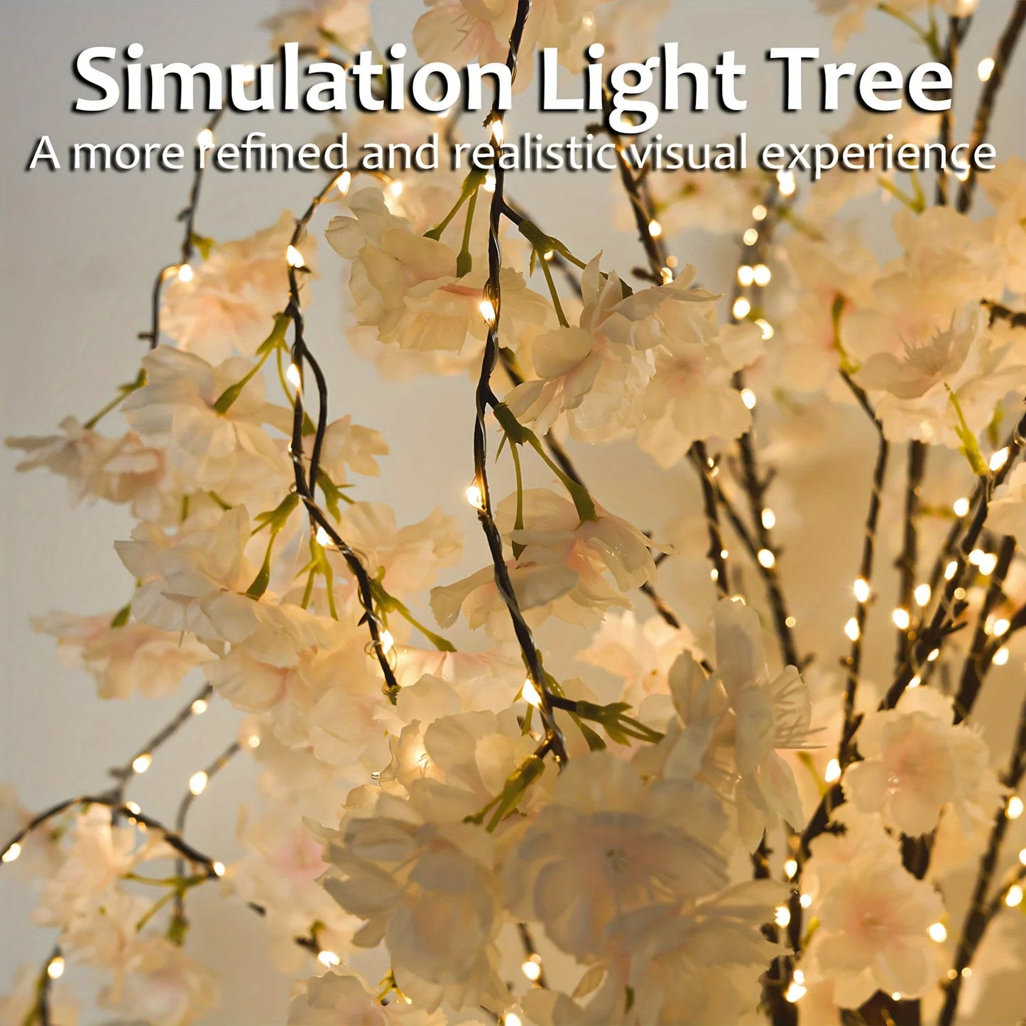 Cherry Blossom Tree Light LED Floor Lamp For Interiors