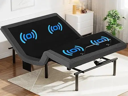 Pipishell Adjustable Bed Frame with Massage and USB Ports