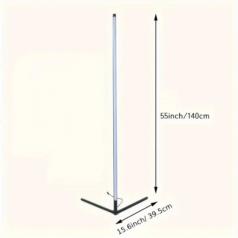 Rgb Corner Floor Lamp Led For Living Room Showroom