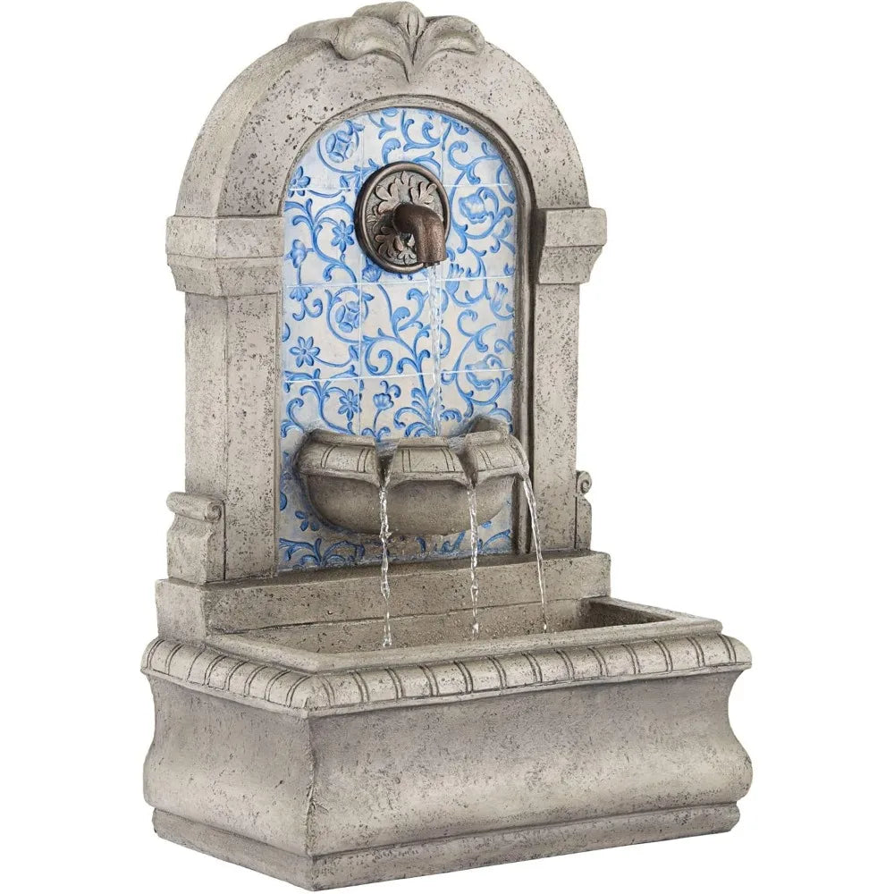 Manhasset Outdoor Faux Stone Floor Fountain Waterfall
