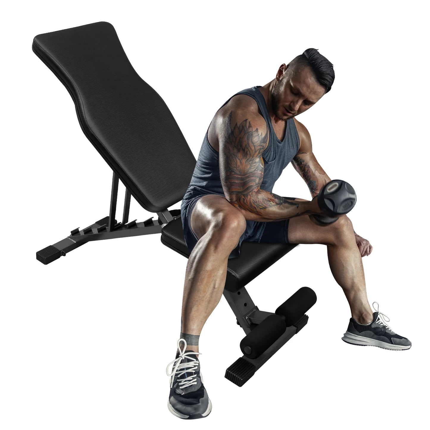 Weight Bench For Full Body Workout Adjustable Incline Decline