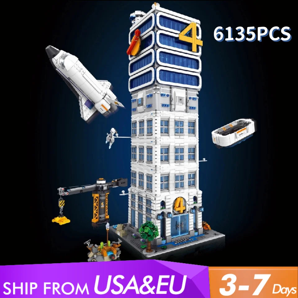Barweer 6135PCS Four Heroes Tower House Building Blocks Set