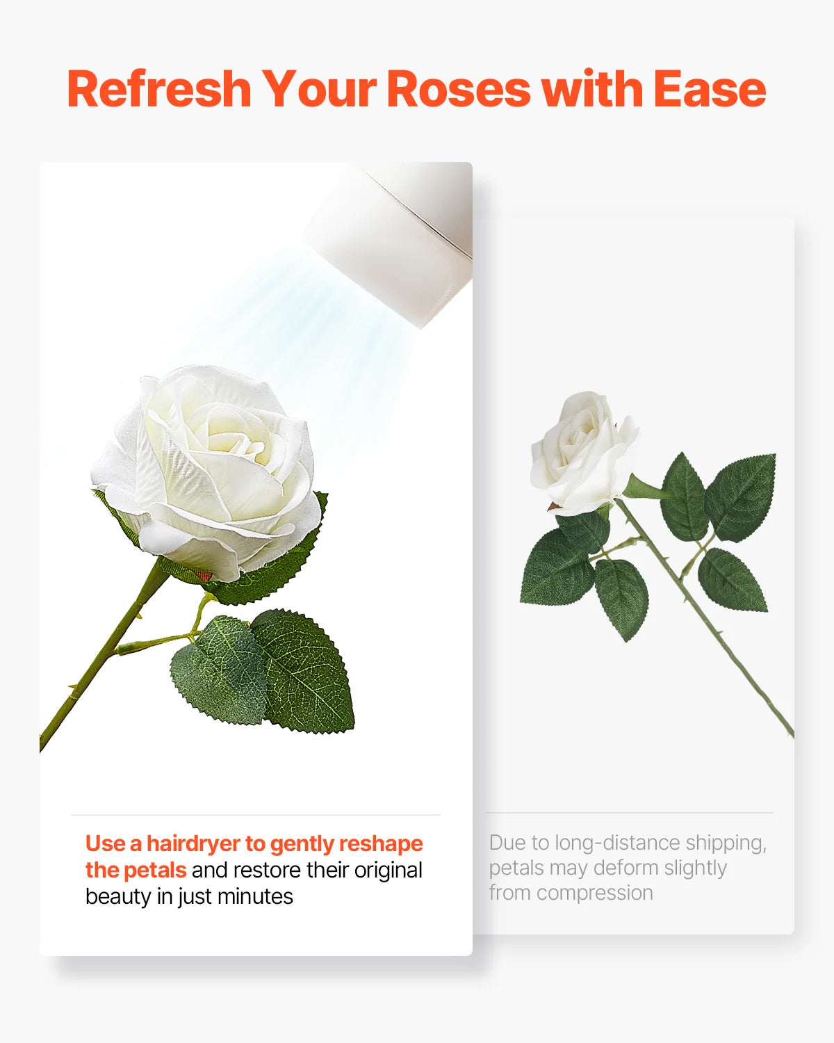Artificial Flowers Set 60 120 500 For WeddingDecor DIY